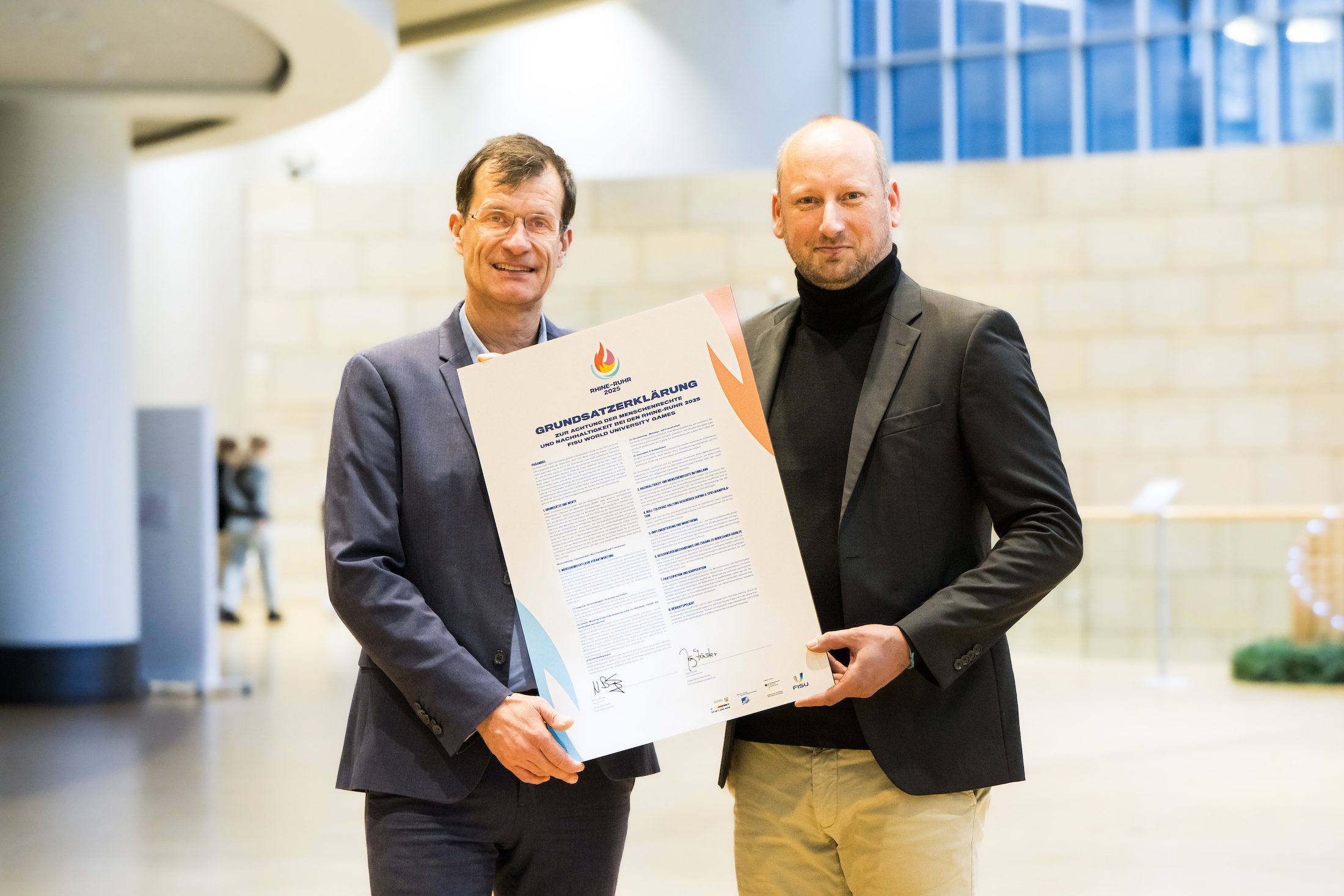 Menschenrechtserklärung der RhineRuhr 2025 FISU World University Games