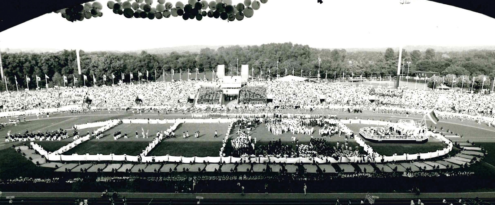 Eröffnungsfeier Universiade 1989 im Stadion