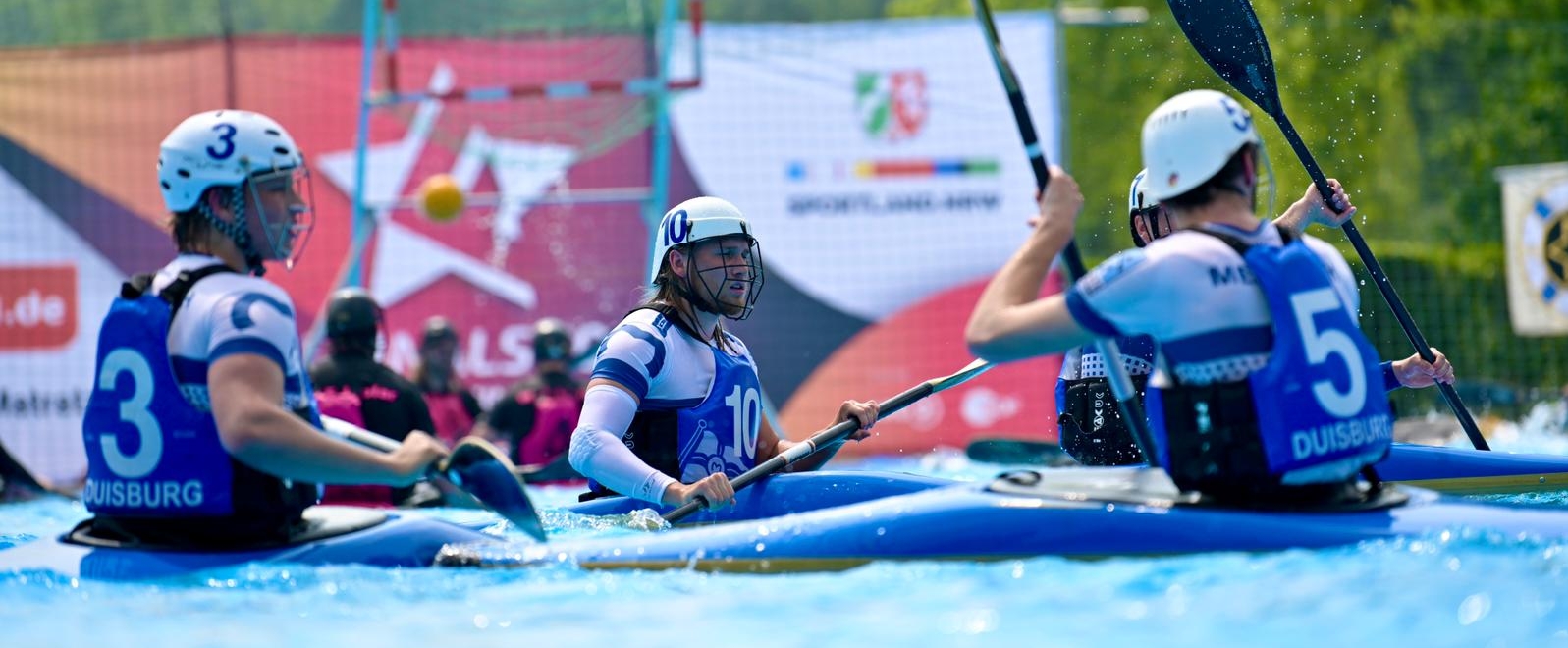 Kanu-Polo bei den Finals in Duisburg