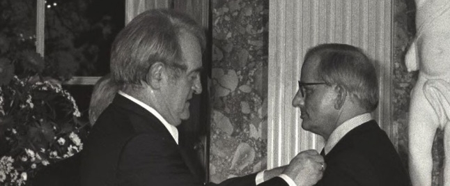 Johannes Rau und Hans Günter Winkler 