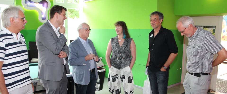 Staatssekretärin Milz beim Jugendzentrum "die 9"