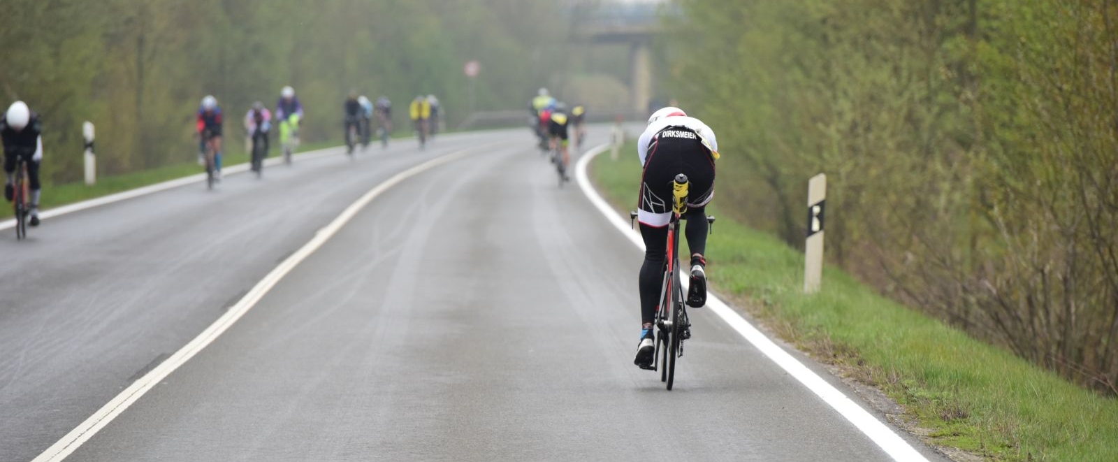 Radfahrer Power Man Duathlon in Alsdorf