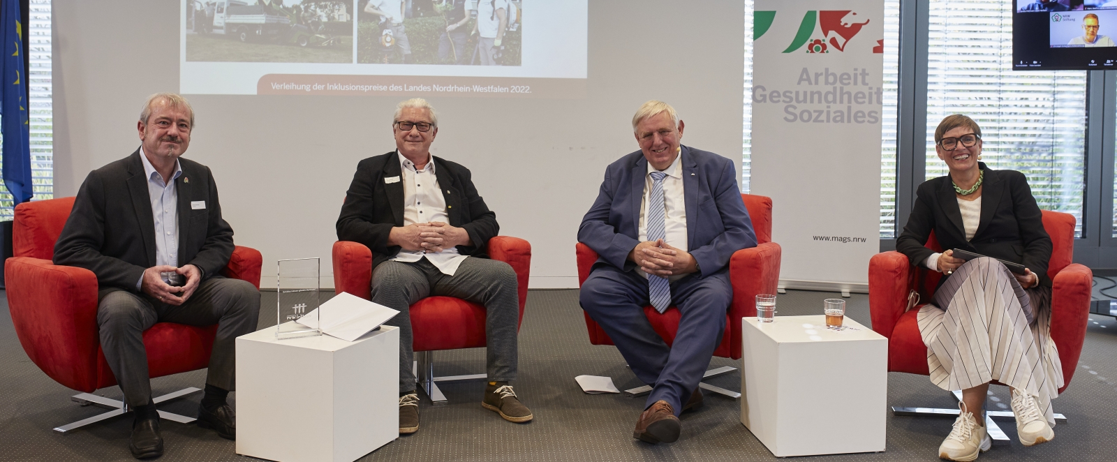 Verleihung des Inklusionspreises NRW 2022