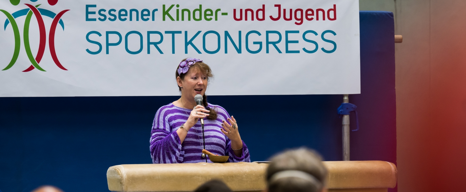Andrea Milz beim Essener Kinder und Jugend Sportkongress