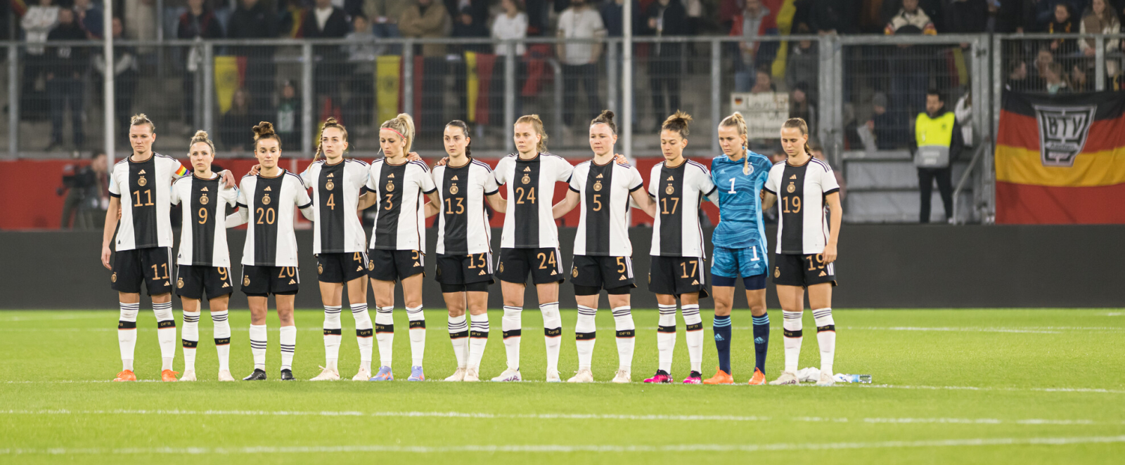 DFB-Frauen auf dem Spielfeld