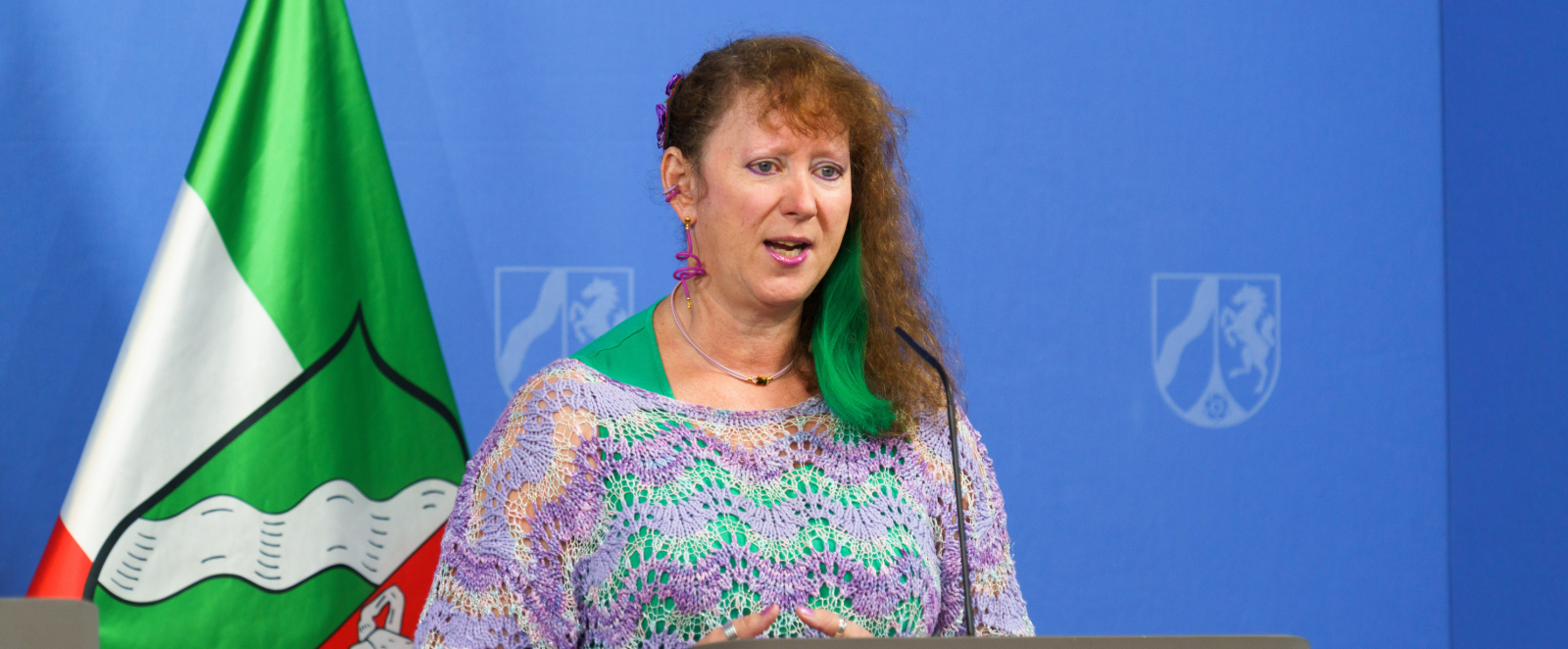 Andrea Milz hält Rede