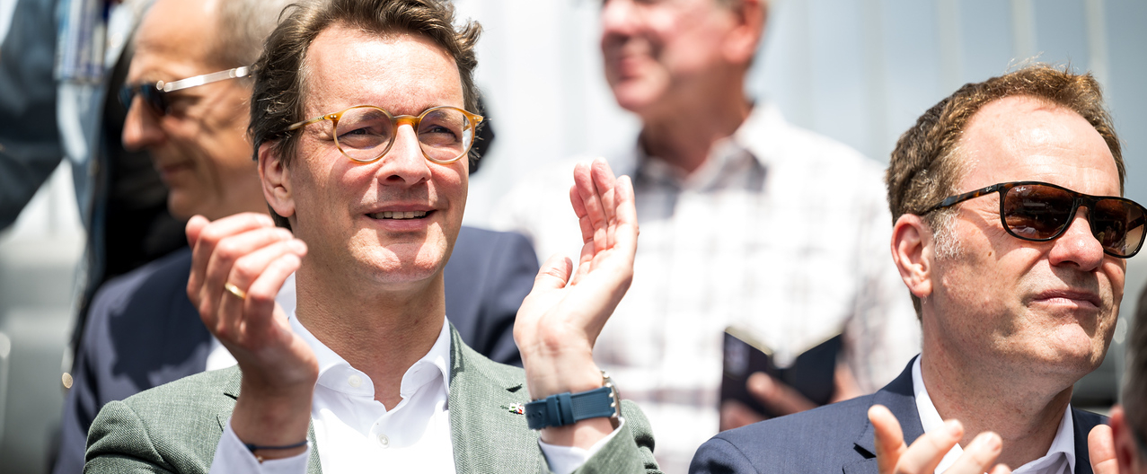 Ministerpräsident Wüst bei den Finals