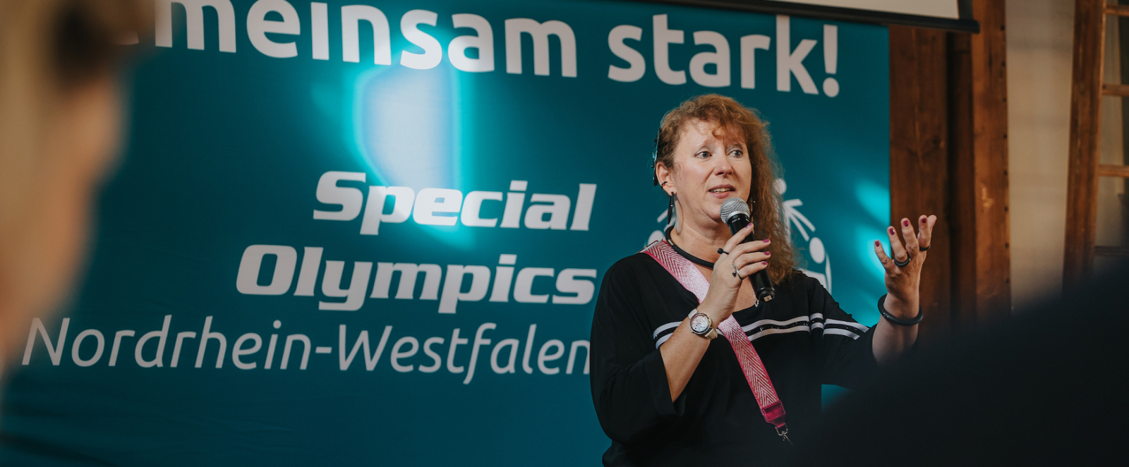 Andrea Milz beim Empfang