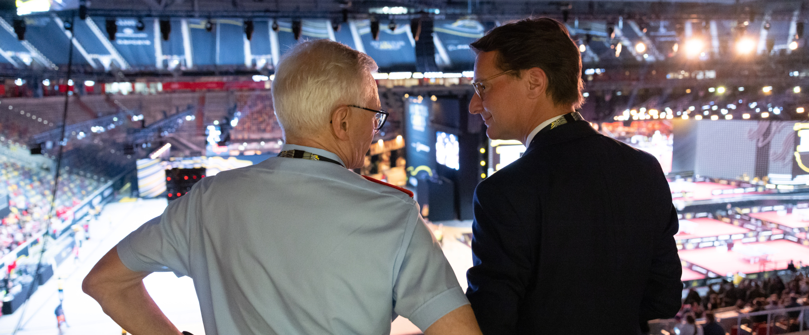 Ministerpräsident Hendrik Wüst besucht die Invictus Games 2023 In Düsseldorf