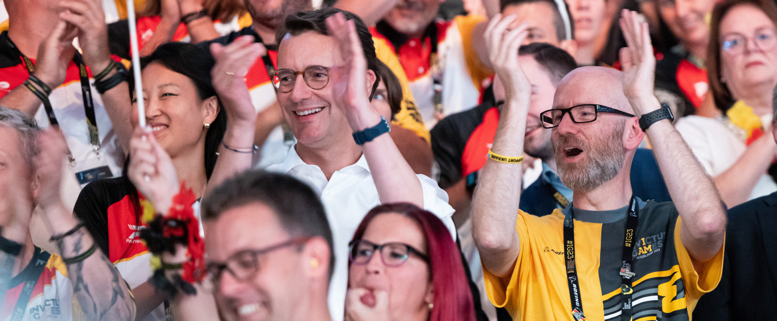 Ministerpräsident Hendrik Wüst besucht die Invictus Games 2023 In Düsseldorf