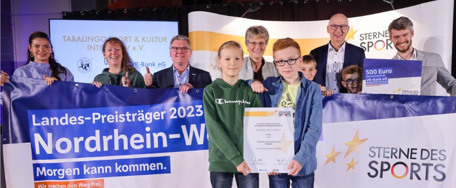 Die Auszeichnung des bundesweiten Wettbewerbs „Sterne des Sports“ 