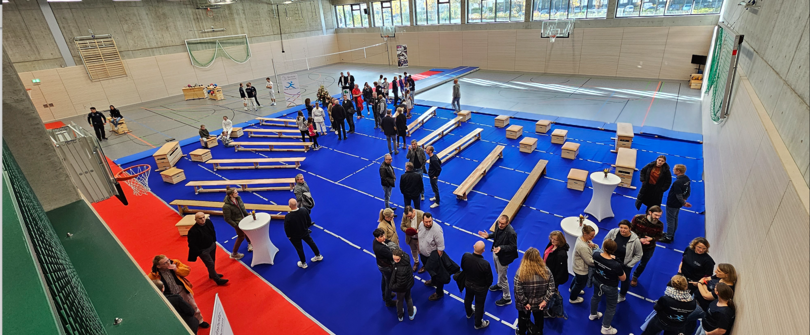 Die Eröffnung der Sporthalle mit Staatssekretärin Andrea Milz