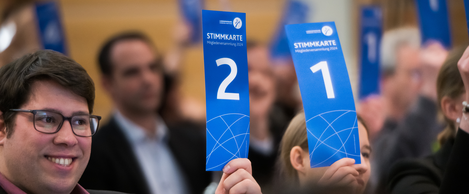 Die Abstimmung bei der LSB-Mitgliederversammlung