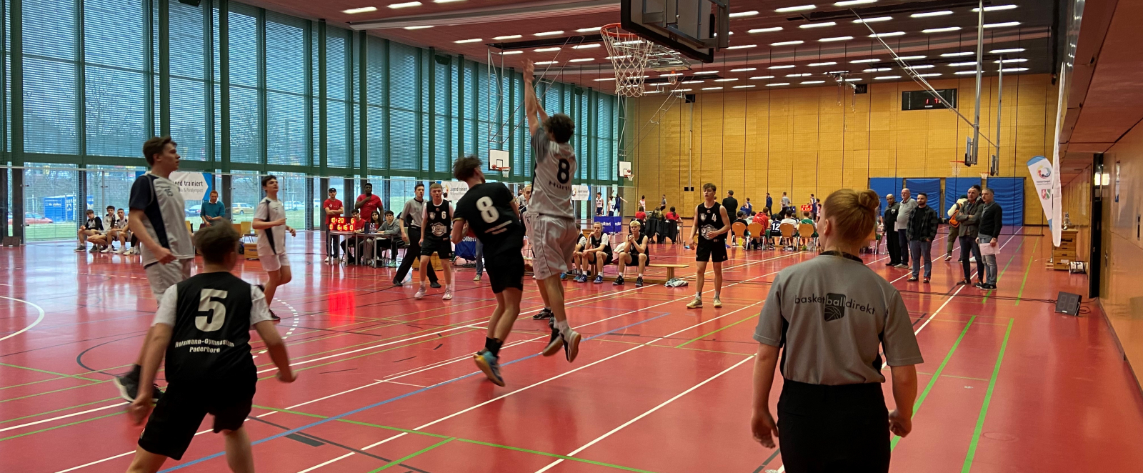 Ein Basketball-Spiel