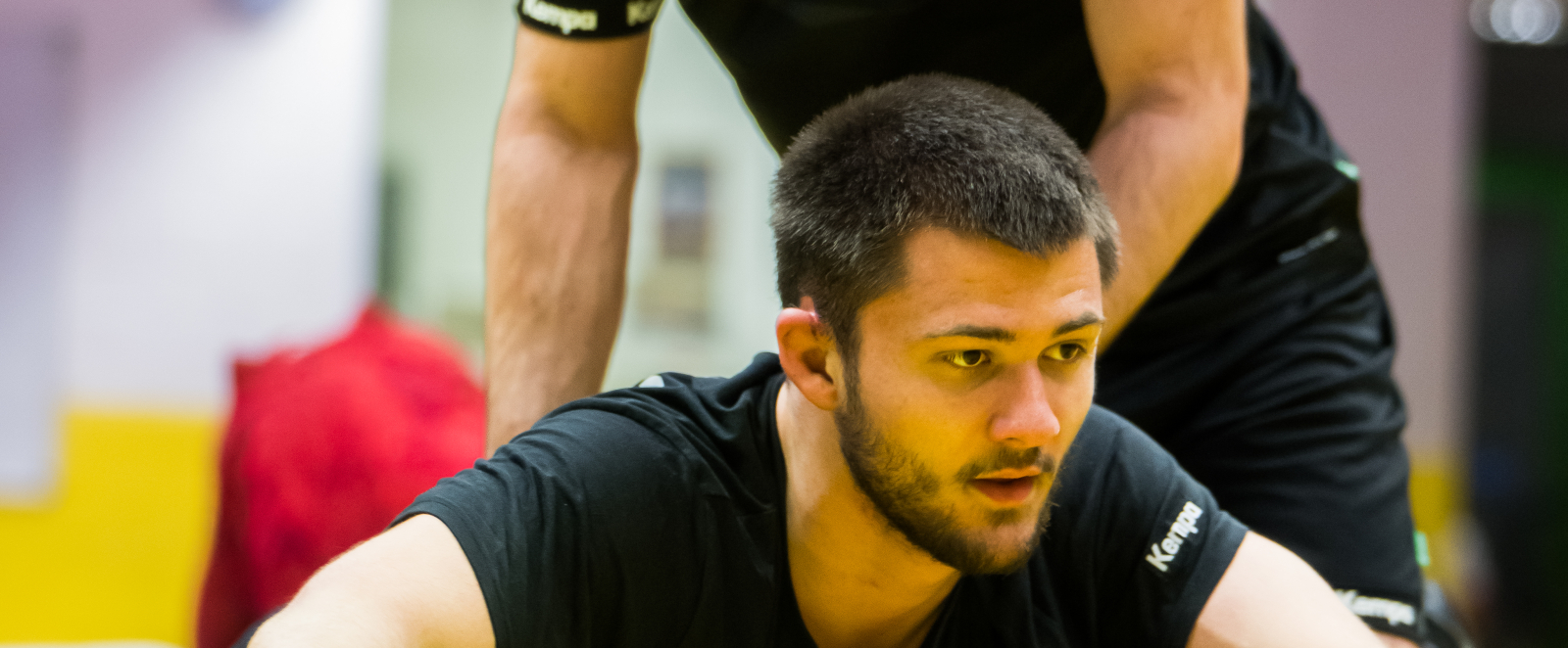 Gregor Eigenbrodt beim Training