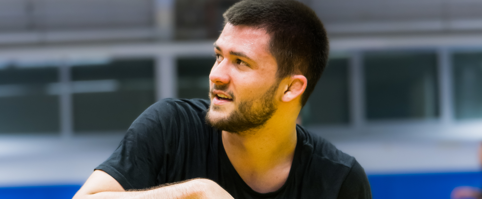 Gregor Eigenbrodt beim Training
