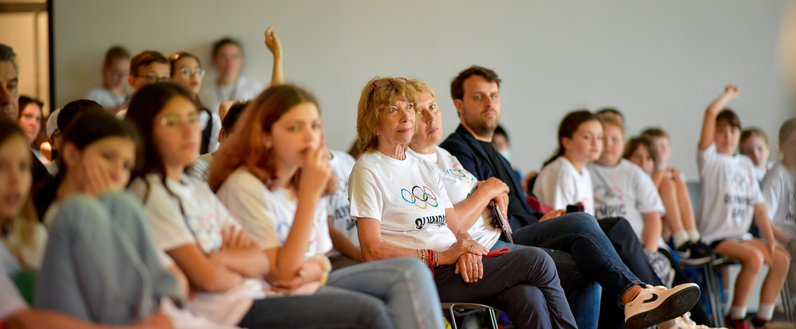 Ein Bild von den Zuschauern bei einem Talk