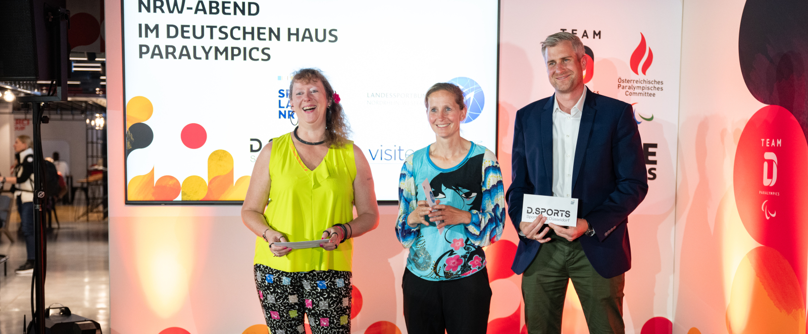 Stimmungsvoller NRW-Abend im Deutschen Haus bei Paralympics in Paris