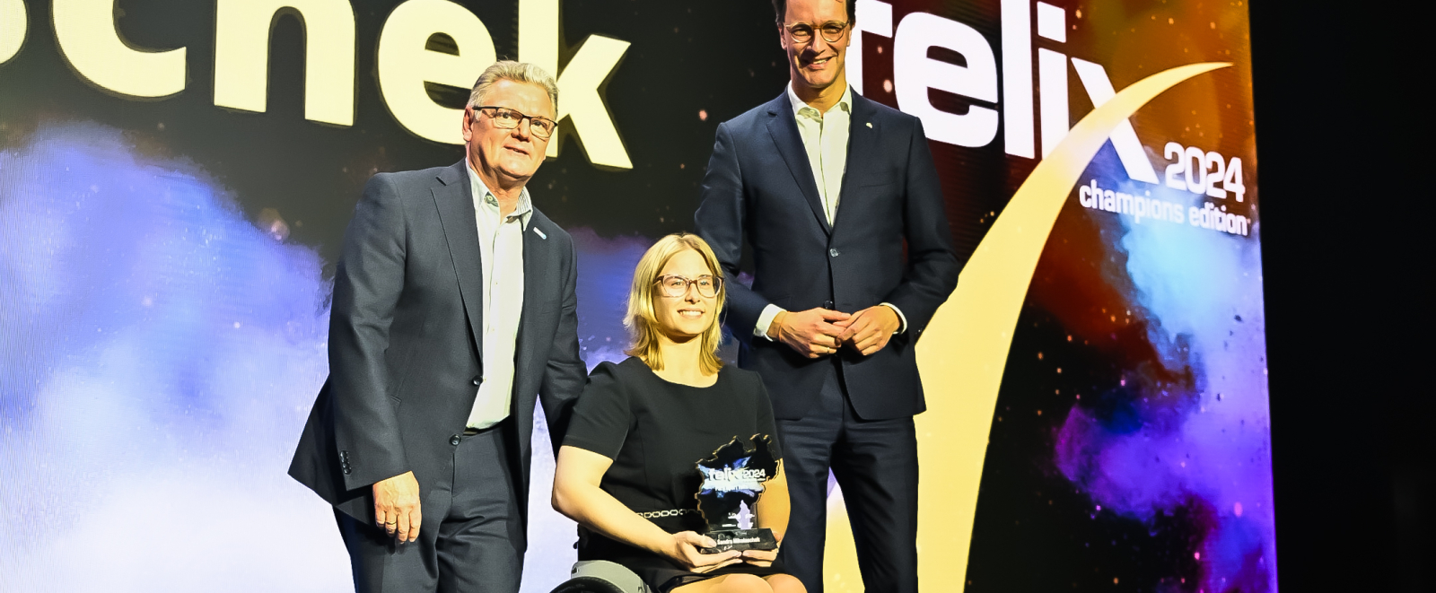 Preisträger*innen beim felix award