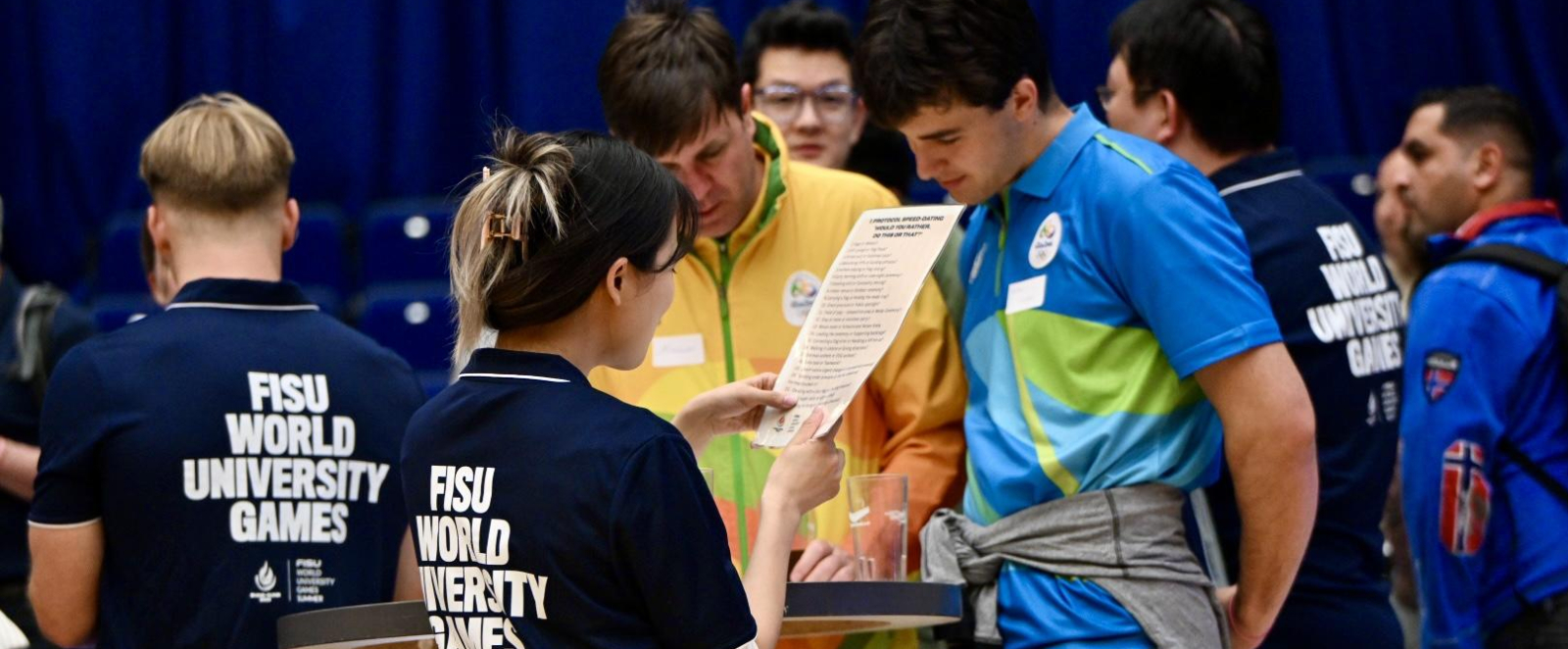 Volunteers beim Kickoff in der Grugahalle Essen