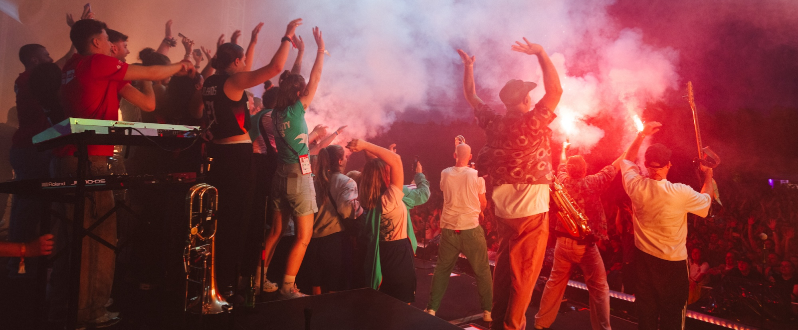 Feiernde beim Festival in Bochum