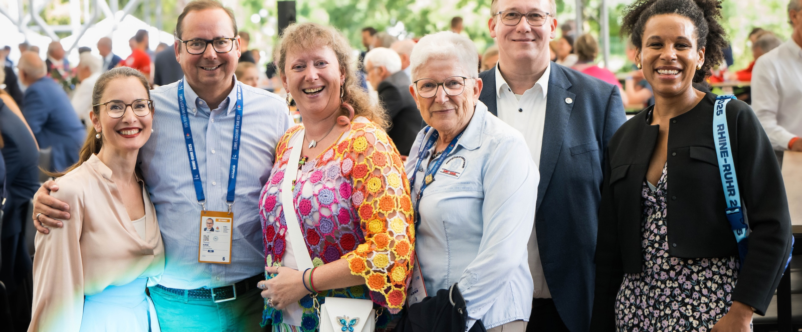 Andrea Milz mit weiteren Personen 