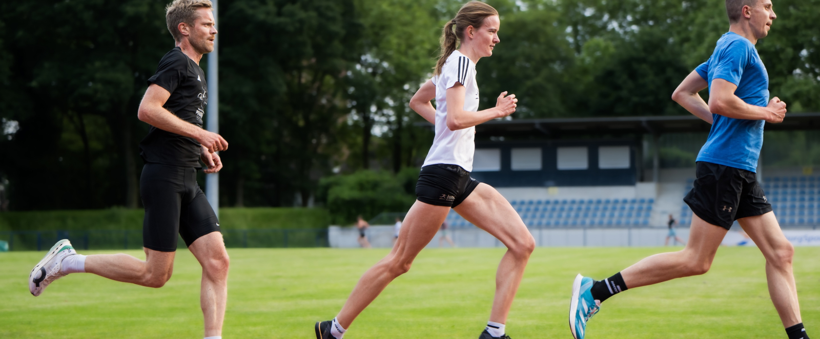 Katharina Wehr beim Lauftraining