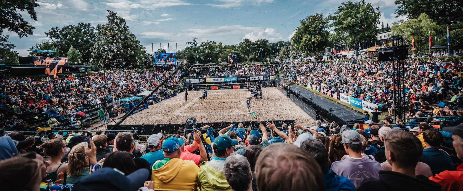 Court der Beachvolleyball-EM