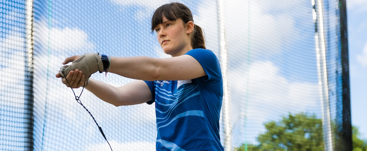 Charlotte Jochmann beim Training