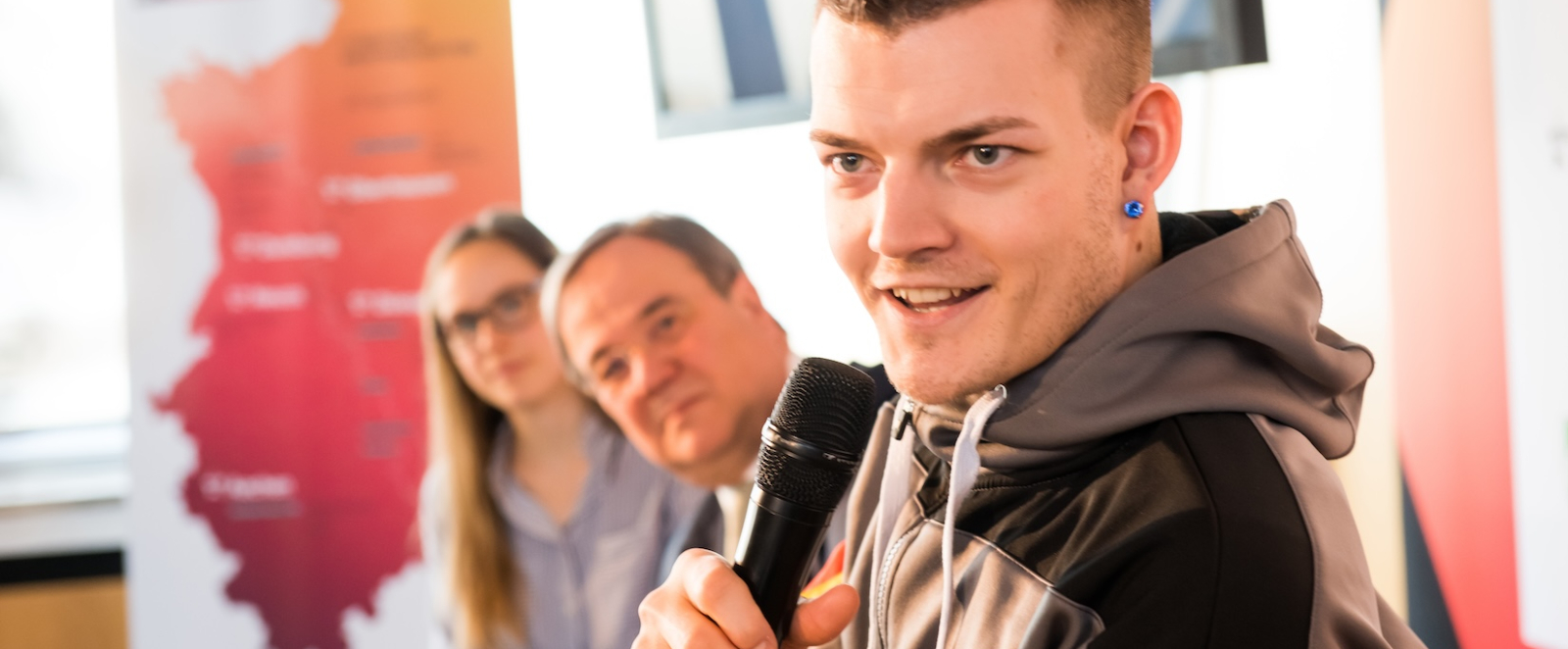 Bei der Pressekonferenz zu den Finals