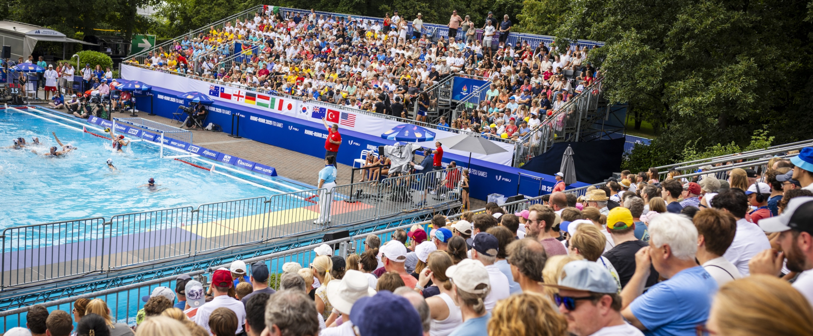 Wasserballspiel bei den Rhein-Ruhr University Games
