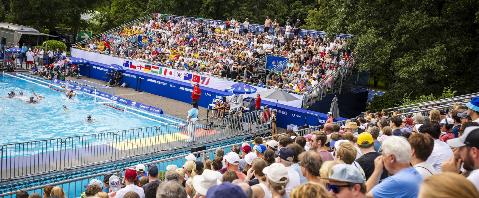 Wasserballspiel bei den Rhein-Ruhr University Games