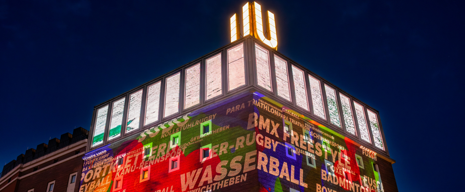 Illumination zum Kampagnenstart in Dortmund