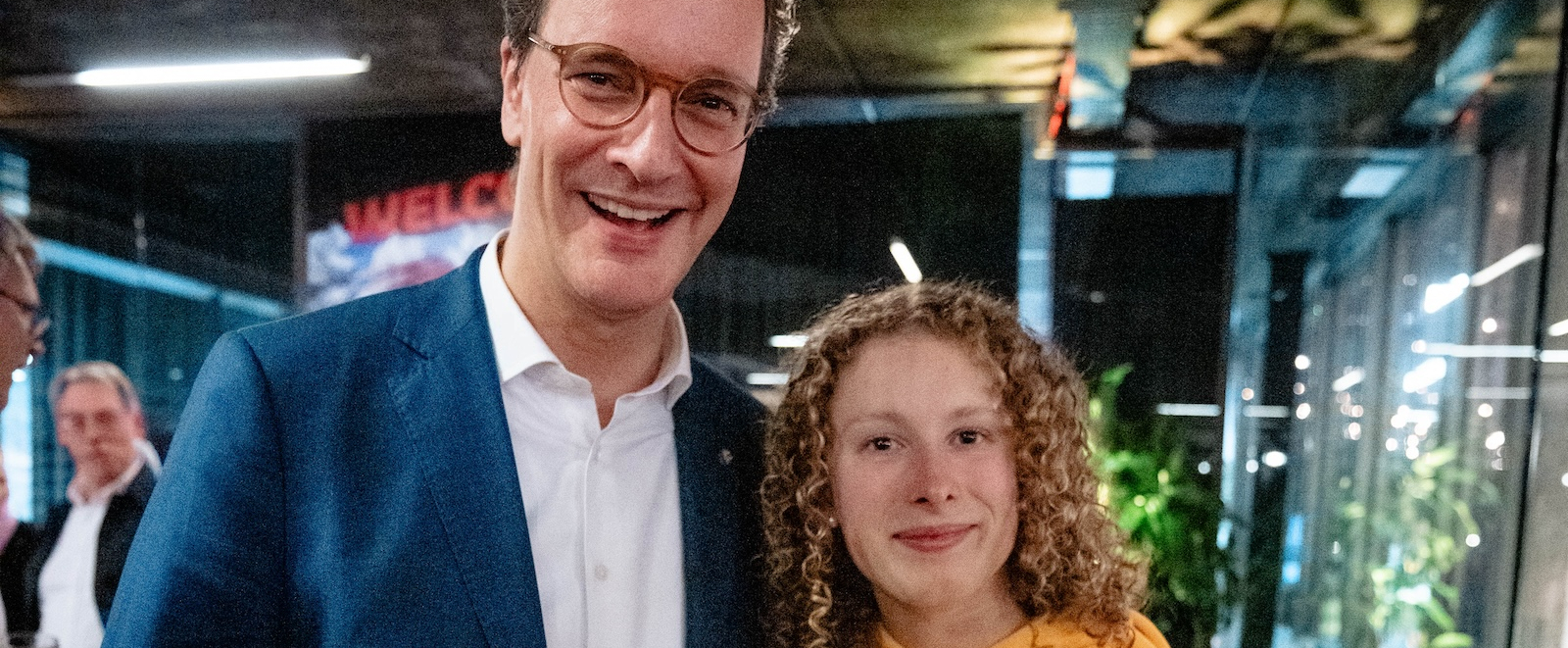 Wüst im Gepräch mit Svenja Voigt