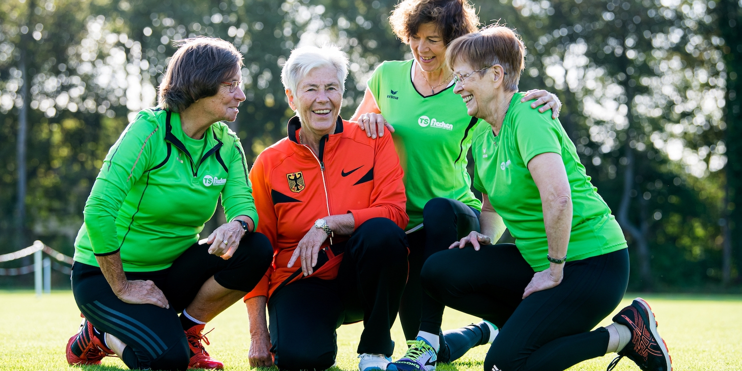 Sportlerinnen beim Training