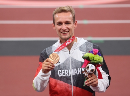 Sprinter Johannes Floors mit Bronzemedaille 