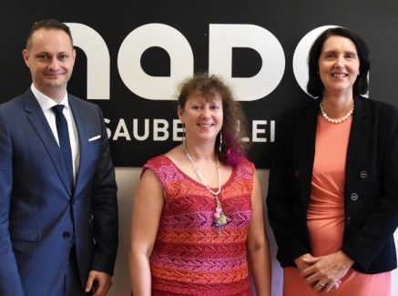 Staatssekretärin Andrea Milz besucht NADA-Geschäftsstelle in Bonn