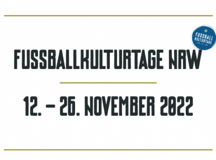 Schriftzug Fussballkulturtage NRW