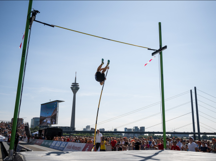 Stabhochsprung in Düsseldorf