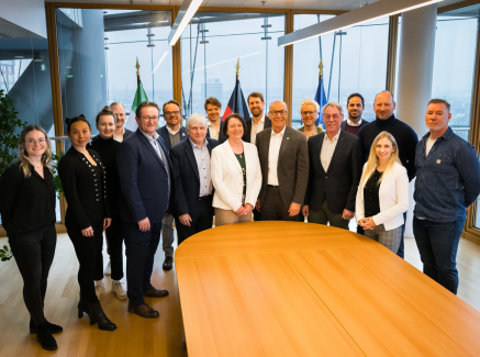 Die FISU Delegation zu Besuch im Sportland.NRW