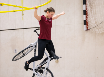 Antonia Blome auf dem Kiunstrad