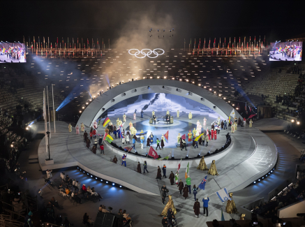 Abschlussfeier Olympische Winterspiele in Mailand Cortina