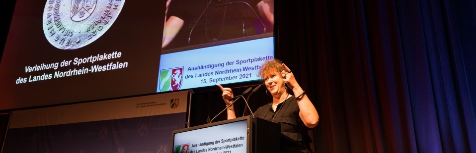 Staatsekretärin für Sport und Ehrenamt, Andrea Milz