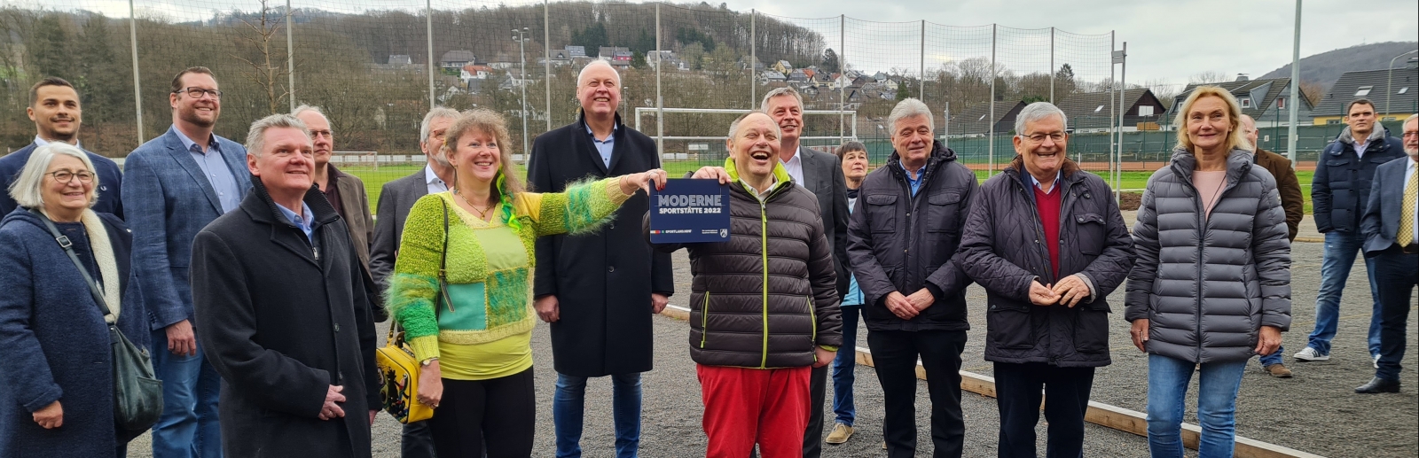 Andrea Milz besucht im Oberbergischen Kreis den Allgemeinen Sportclub Loope 1954 e.V. 