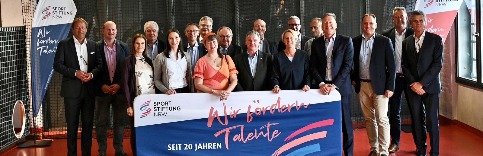 Gruppenfoto von der Kuratoriumssitzung der Sportstiftung NRW.