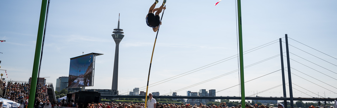 Stabhochsprung in Düsseldorf