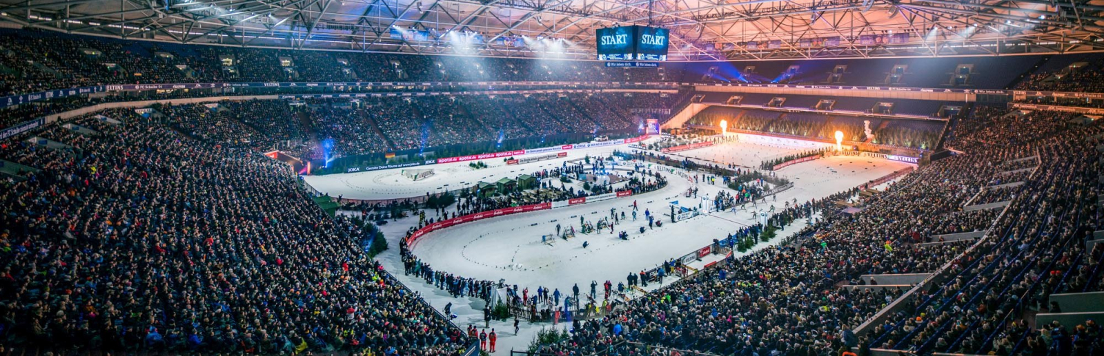 Die Arena auf Schalke bei der World Team Challenge