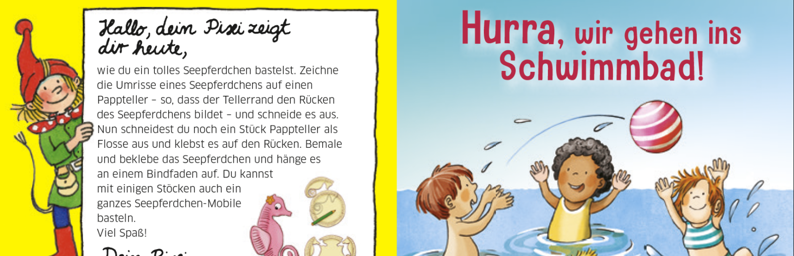 Umschlag des Pixi-Buch zum Schwimmenlernen