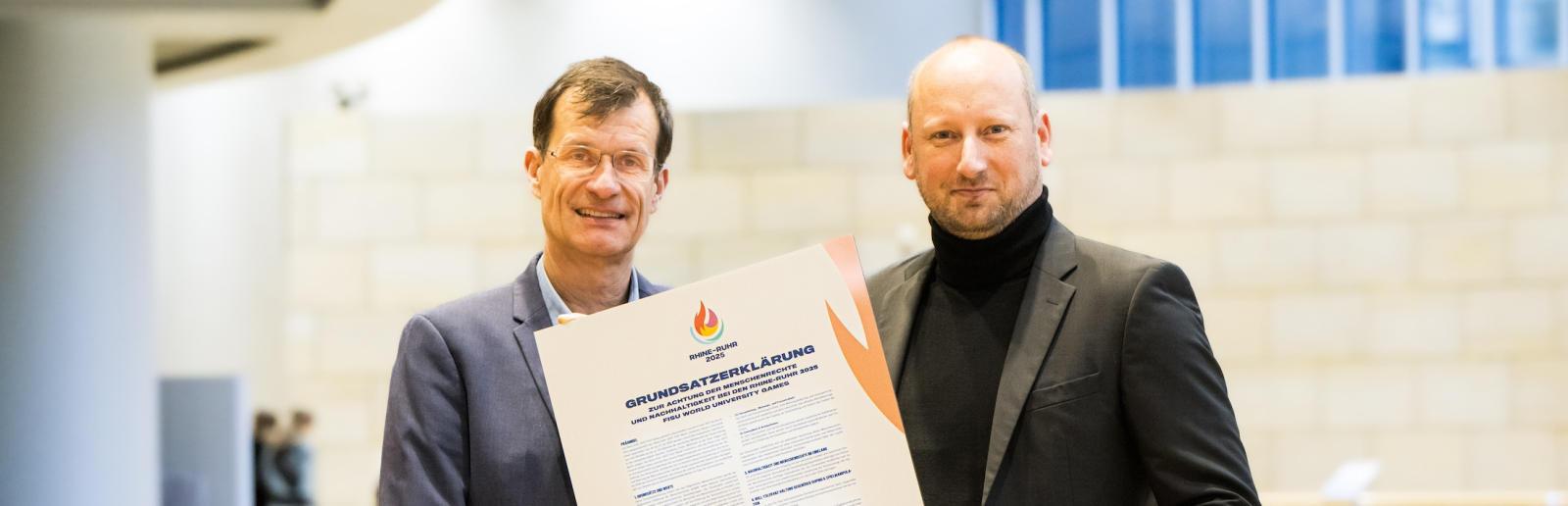 Menschenrechtserklärung der RhineRuhr 2025 FISU World University Games