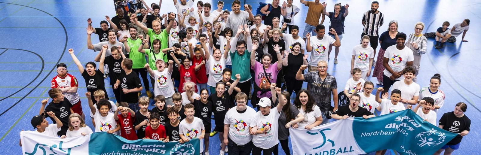 Gruppenbild Special Olympics Training